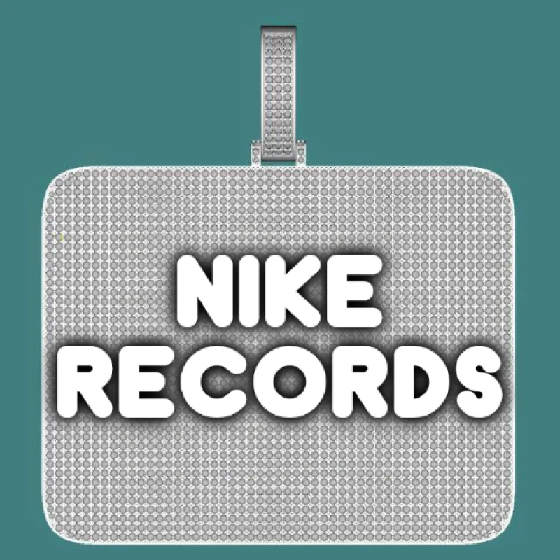 CUSTOM LETTER NECKLACE 3D BIG SQUARE sold by The GUU Shop