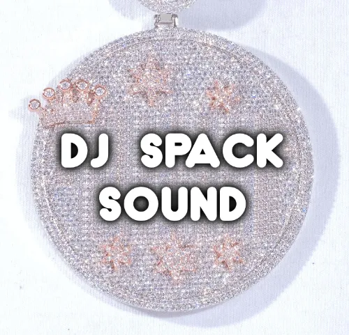 CUSTOM LETTER NECKLACE 3D BIG CROWN DISC sold by The GUU Shop