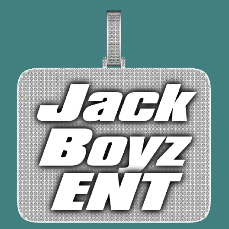 CUSTOM LETTER NECKLACE 3D BIG SQUARE sold by The GUU Shop