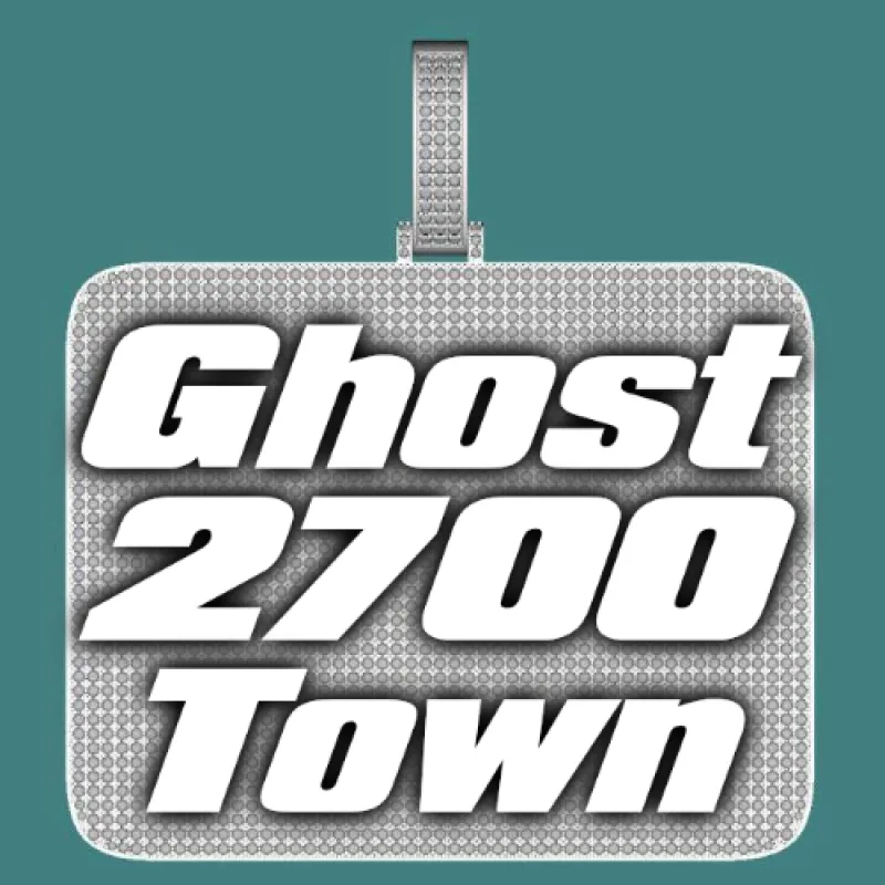 CUSTOM LETTER NECKLACE 3D BIG SQUARE sold by The GUU Shop