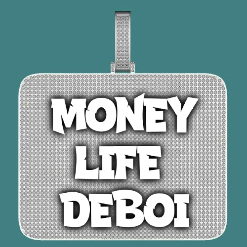 CUSTOM LETTER NECKLACE 3D BIG SQUARE sold by The GUU Shop