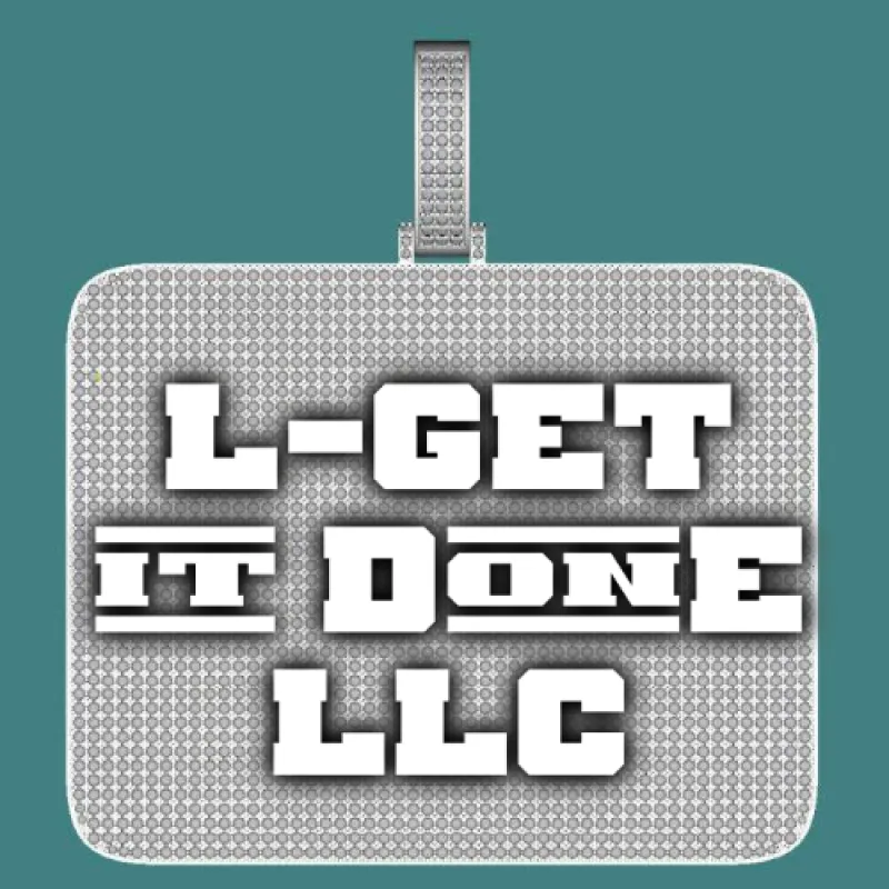 CUSTOM LETTER NECKLACE 3D BIG SQUARE sold by The GUU Shop