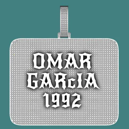 CUSTOM LETTER NECKLACE 3D BIG SQUARE sold by The GUU Shop