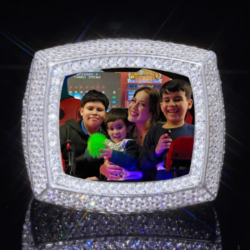 3D CUSTOM PICTURE ICED RING sold by The GUU Shop