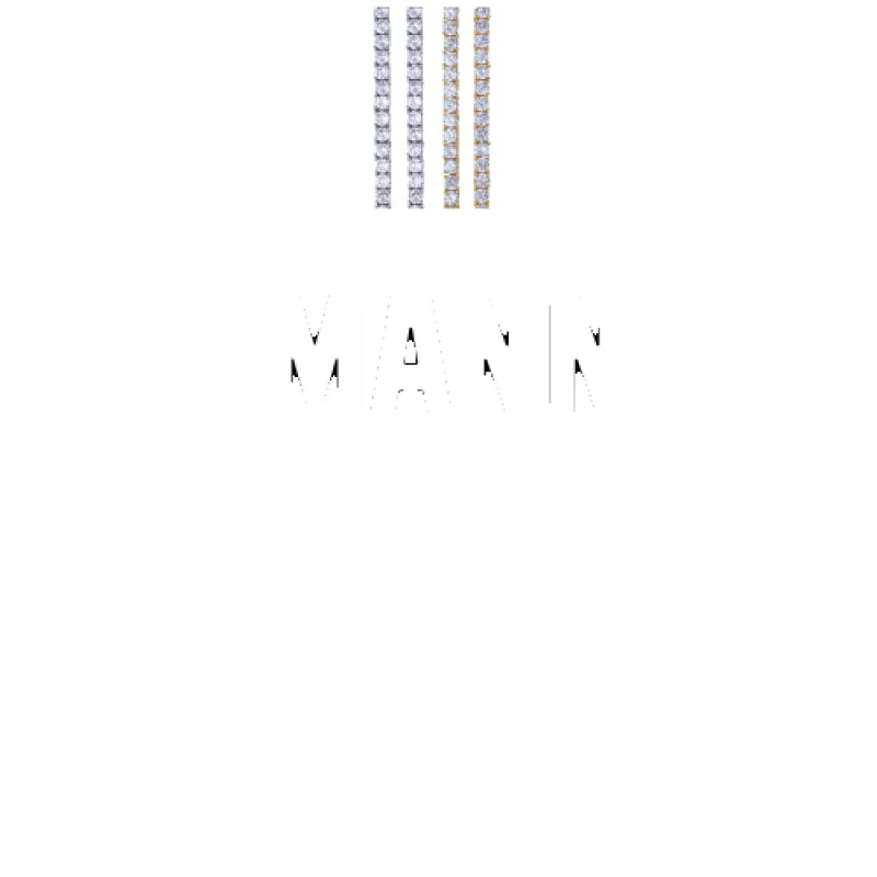 Custom Letters Baguette Two Layer Necklace sold by The GUU Shop