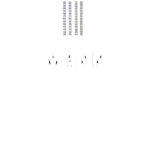 Custom Letters Baguette Two Layer Necklace sold by The GUU Shop