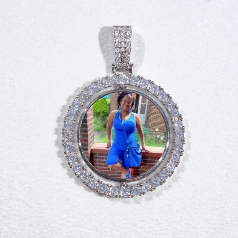 3D Spinning 2-Faced Custom Picture Pendant sold by The GUU Shop