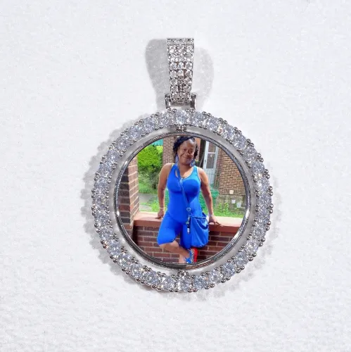 3D Spinning 2-Faced Custom Picture Pendant sold by The GUU Shop