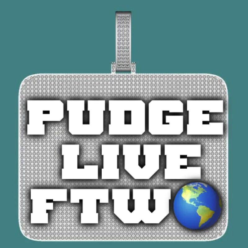 CUSTOM LETTER NECKLACE 3D BIG SQUARE sold by The GUU Shop