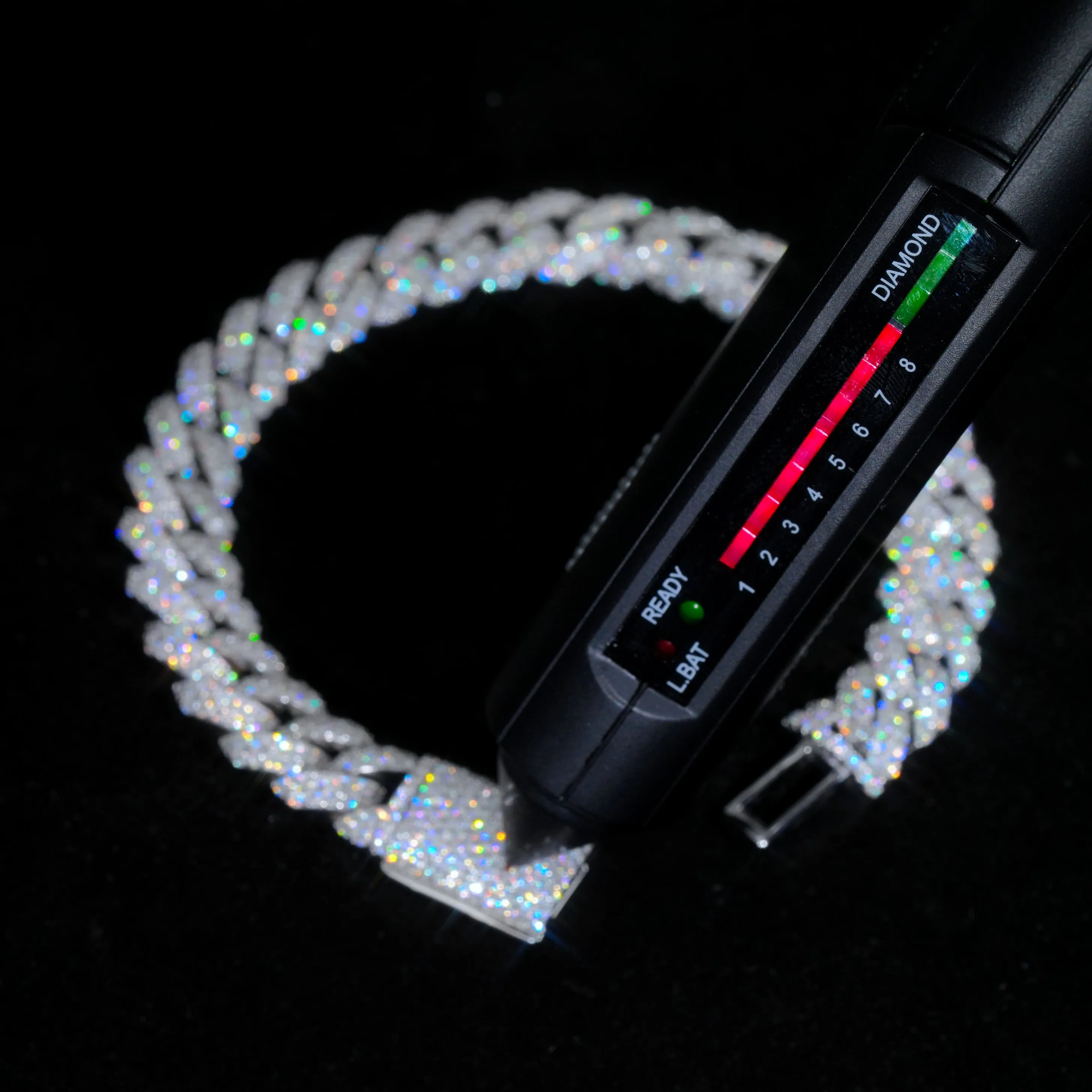 VVS MOISSANITE 10MM CUBAN BRACELET sold by The GUU Shop product image thumbnail 3