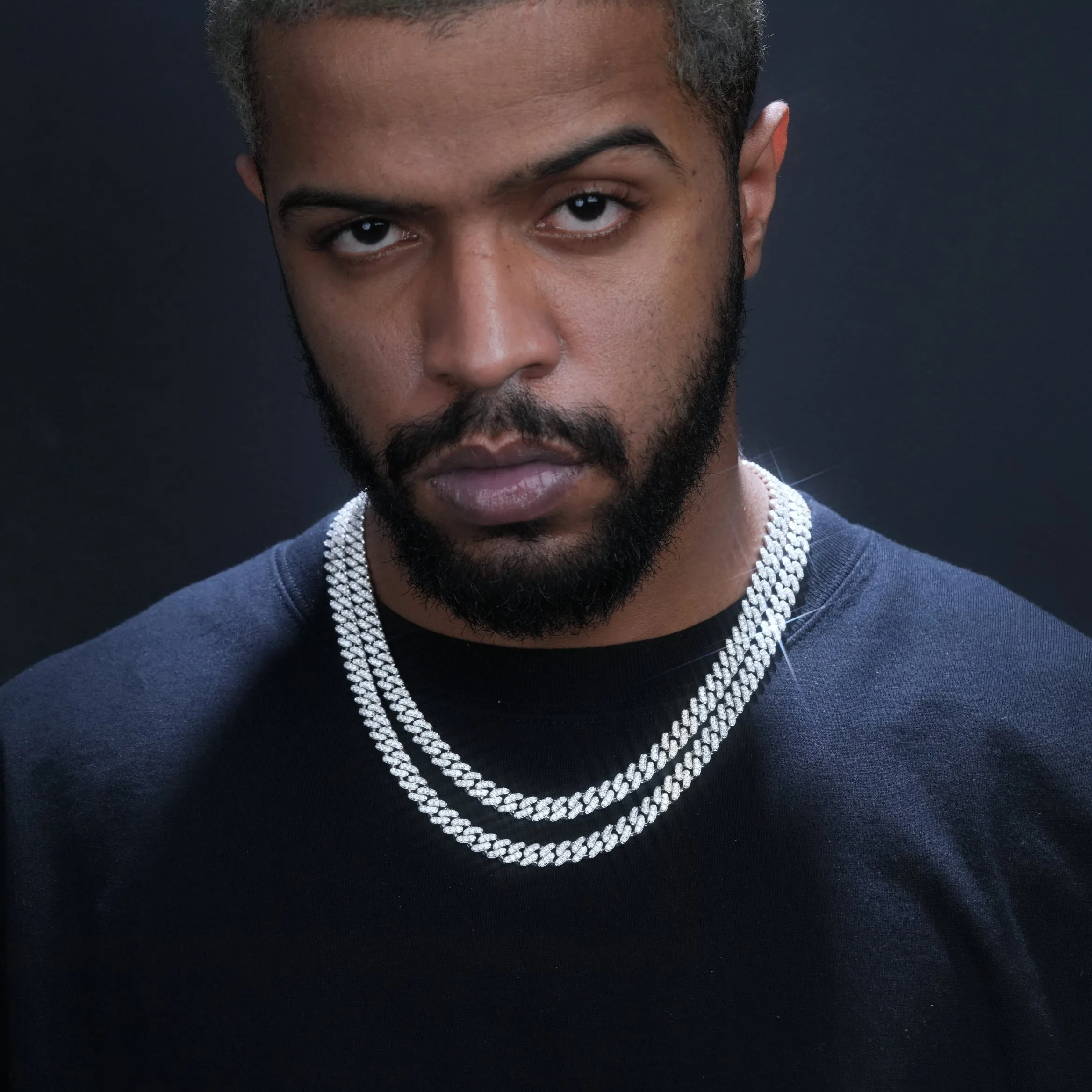 VVS Moissanite 8.5MM Cuban Link Chain sold by The GUU Shop product image thumbnail 5