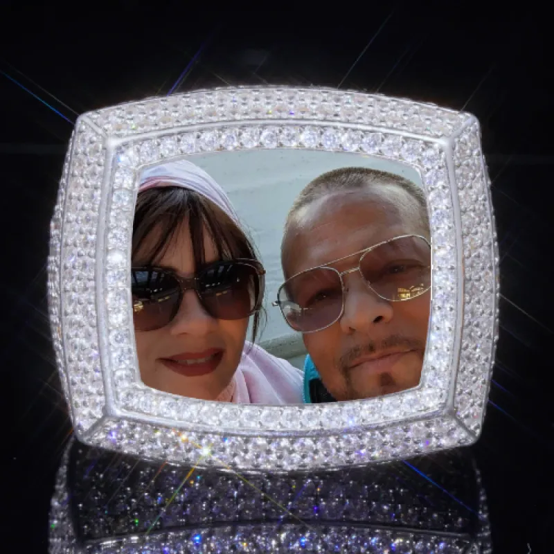 3D CUSTOM PICTURE ICED RING sold by The GUU Shop