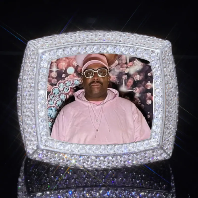 3D CUSTOM PICTURE ICED RING sold by The GUU Shop