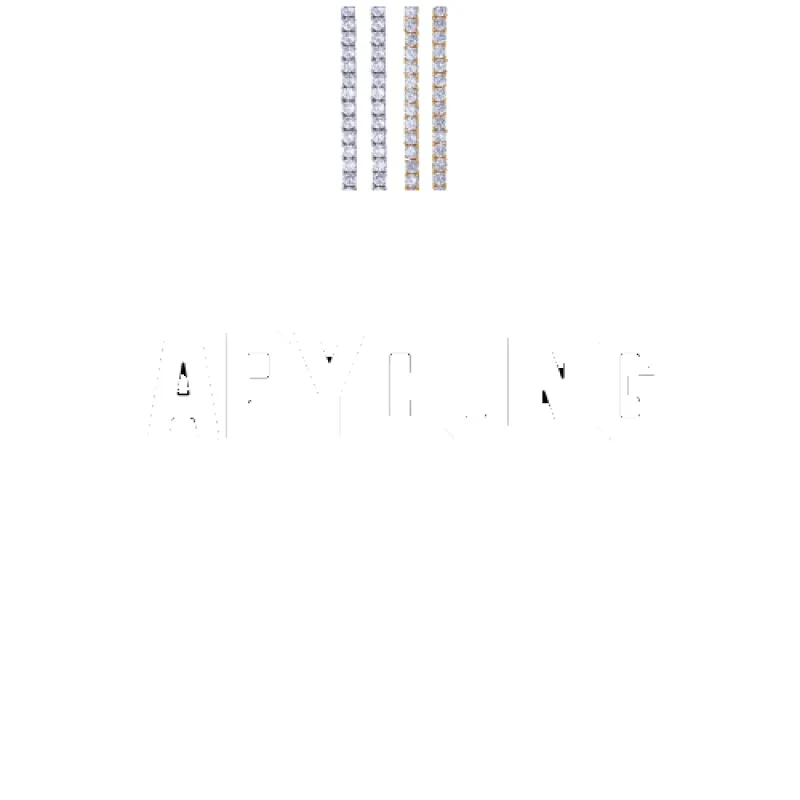 Custom Letters Baguette Two Layer Necklace made by The GUU Shop