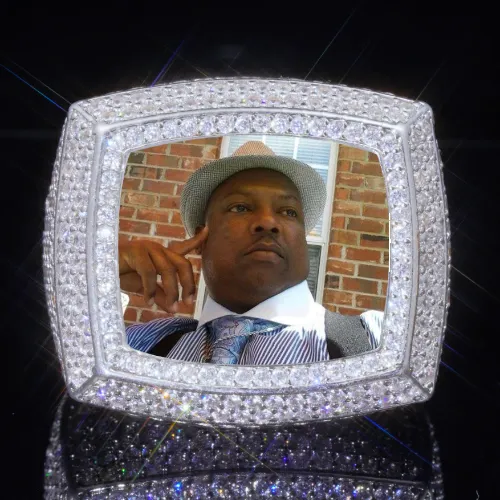 3D CUSTOM PICTURE ICED RING sold by The GUU Shop