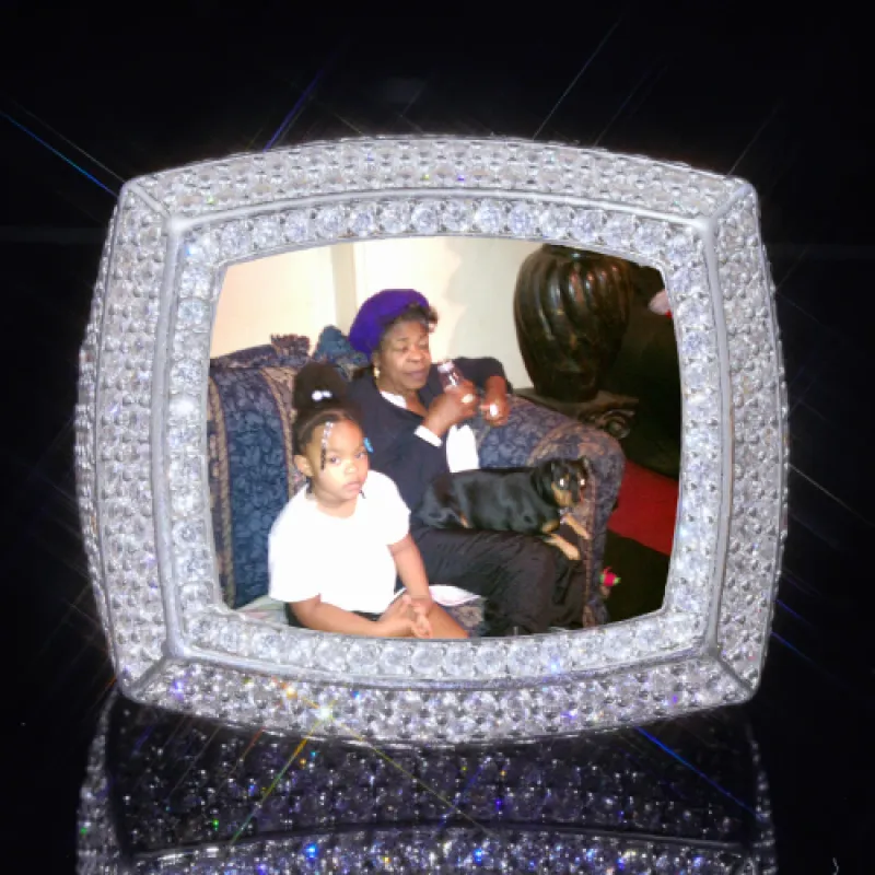 3D CUSTOM PICTURE ICED RING sold by The GUU Shop