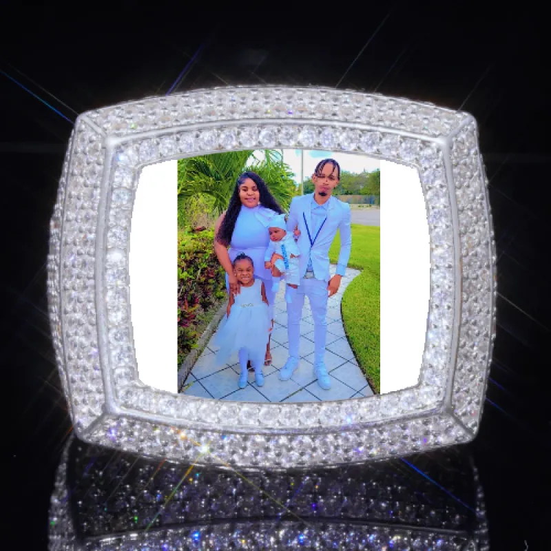 3D CUSTOM PICTURE ICED RING made by The GUU Shop