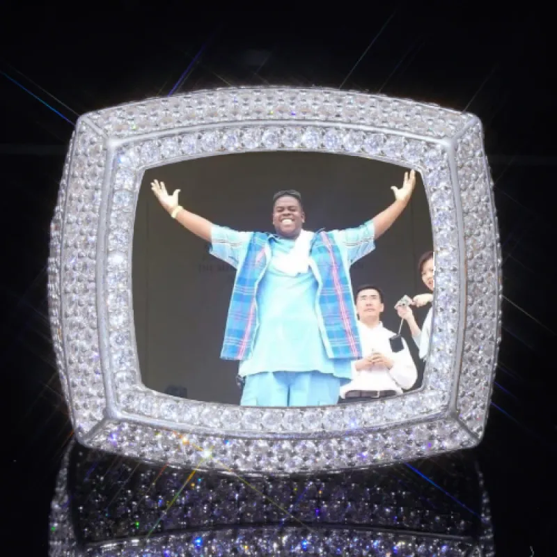 3D CUSTOM PICTURE ICED RING sold by The GUU Shop