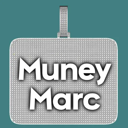 CUSTOM LETTER NECKLACE 3D BIG SQUARE sold by The GUU Shop