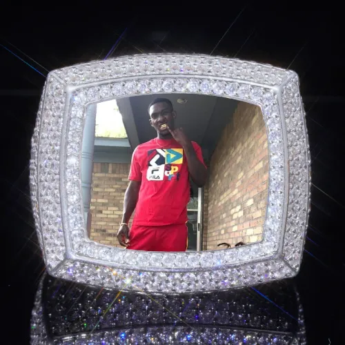 3D CUSTOM PICTURE ICED RING sold by The GUU Shop