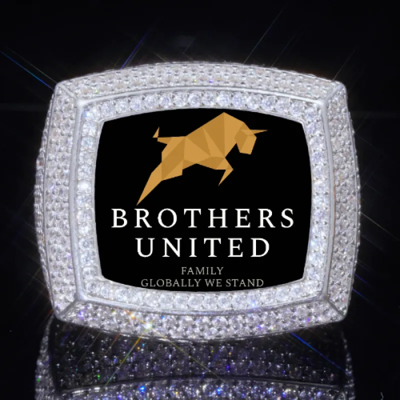 3D CUSTOM PICTURE ICED RING sold by The GUU Shop