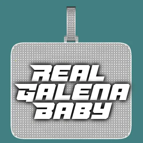 CUSTOM LETTER NECKLACE 3D BIG SQUARE sold by The GUU Shop