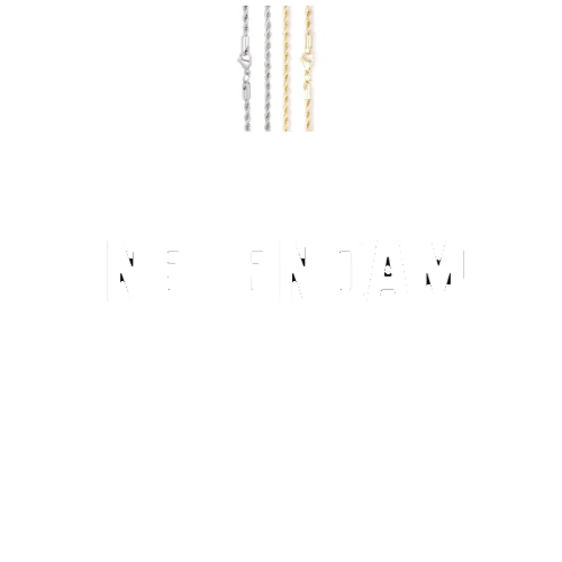 Custom Letters Baguette Two Layer Necklace sold by The GUU Shop