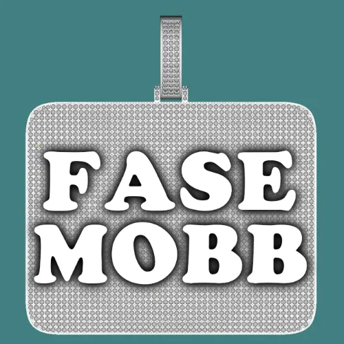 CUSTOM LETTER NECKLACE 3D BIG SQUARE sold by The GUU Shop