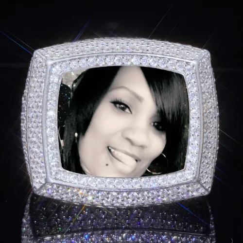 3D CUSTOM PICTURE ICED RING sold by The GUU Shop