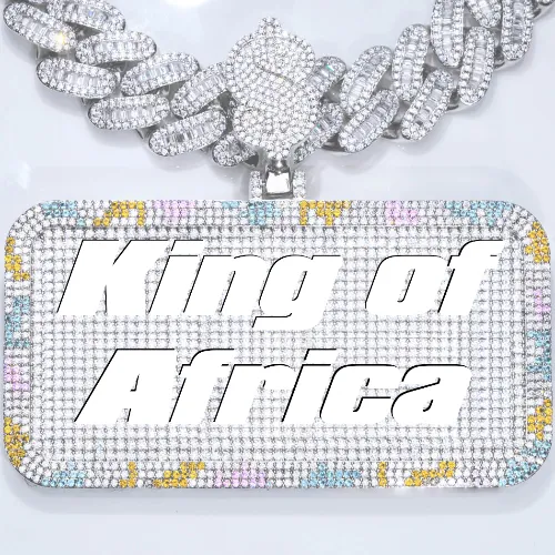 CUSTOM LETTER NECKLACE 3D COLORFUL SQUARE sold by The GUU Shop