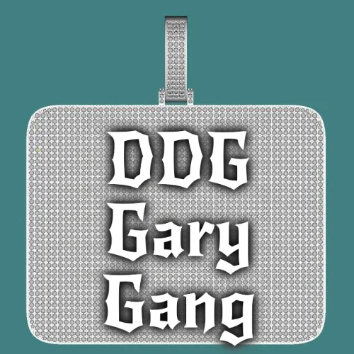 CUSTOM LETTER NECKLACE 3D BIG SQUARE sold by The GUU Shop