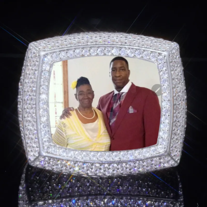 3D CUSTOM PICTURE ICED RING sold by The GUU Shop