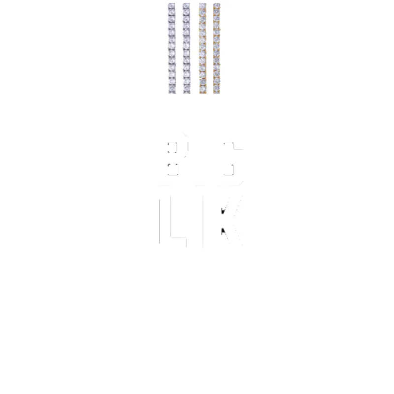 Custom Letters Baguette Two Layer Necklace sold by The GUU Shop