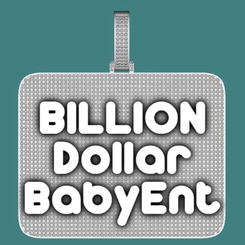 CUSTOM LETTER NECKLACE 3D BIG SQUARE sold by The GUU Shop