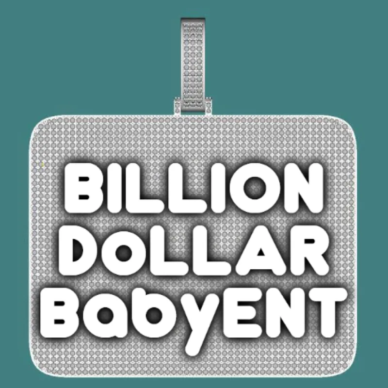 CUSTOM LETTER NECKLACE 3D BIG SQUARE made by The GUU Shop