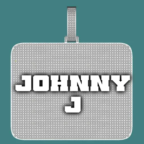 CUSTOM LETTER NECKLACE 3D BIG SQUARE sold by The GUU Shop