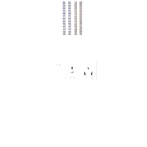 Custom Letters Baguette Two Layer Necklace sold by The GUU Shop