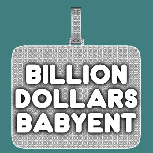 CUSTOM LETTER NECKLACE 3D BIG SQUARE sold by The GUU Shop