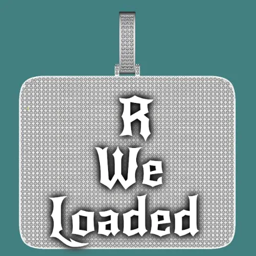 CUSTOM LETTER NECKLACE 3D BIG SQUARE sold by The GUU Shop