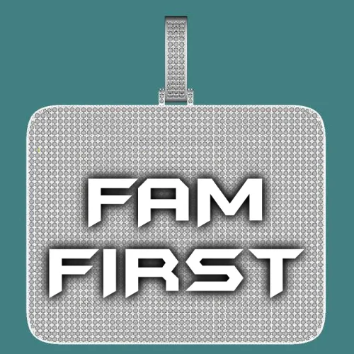 CUSTOM LETTER NECKLACE 3D BIG SQUARE sold by The GUU Shop