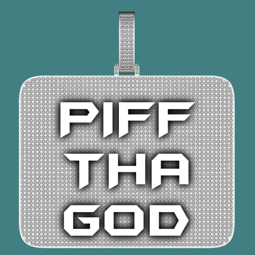 CUSTOM LETTER NECKLACE 3D BIG SQUARE sold by The GUU Shop