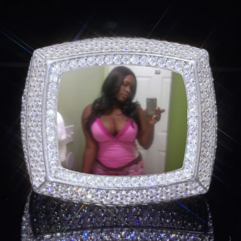 3D CUSTOM PICTURE ICED RING sold by The GUU Shop