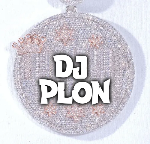 CUSTOM LETTER NECKLACE 3D BIG CROWN DISC sold by The GUU Shop