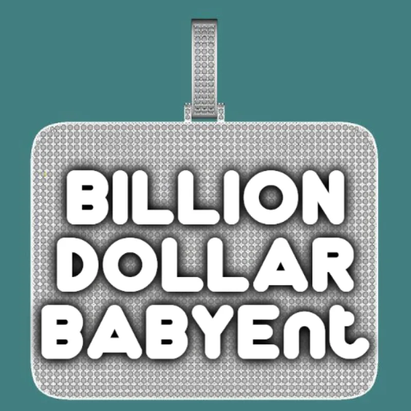 CUSTOM LETTER NECKLACE 3D BIG SQUARE sold by The GUU Shop