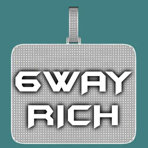 CUSTOM LETTER NECKLACE 3D BIG SQUARE sold by The GUU Shop