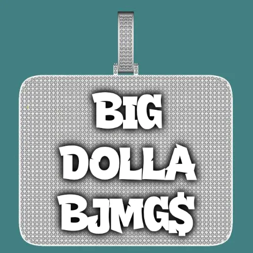 CUSTOM LETTER NECKLACE 3D BIG SQUARE sold by The GUU Shop