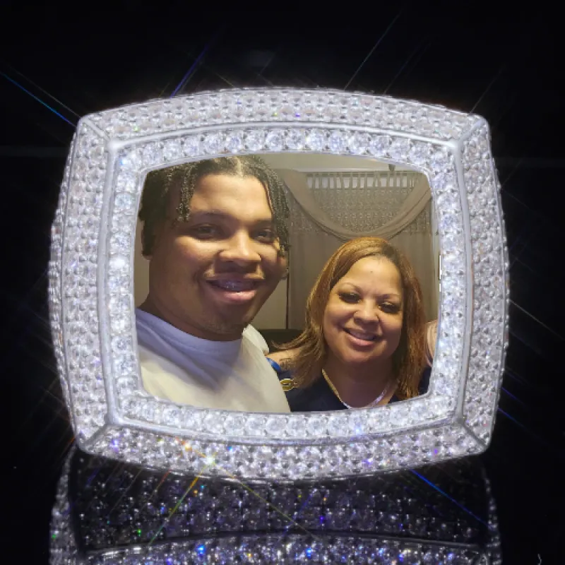 3D CUSTOM PICTURE ICED RING sold by The GUU Shop