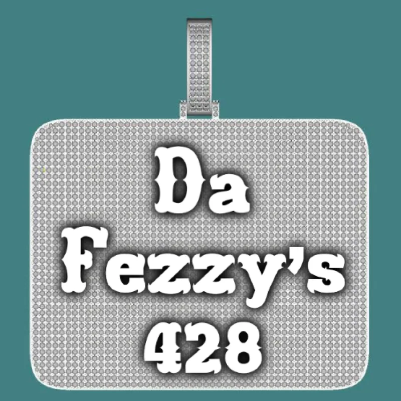 CUSTOM LETTER NECKLACE 3D BIG SQUARE sold by The GUU Shop