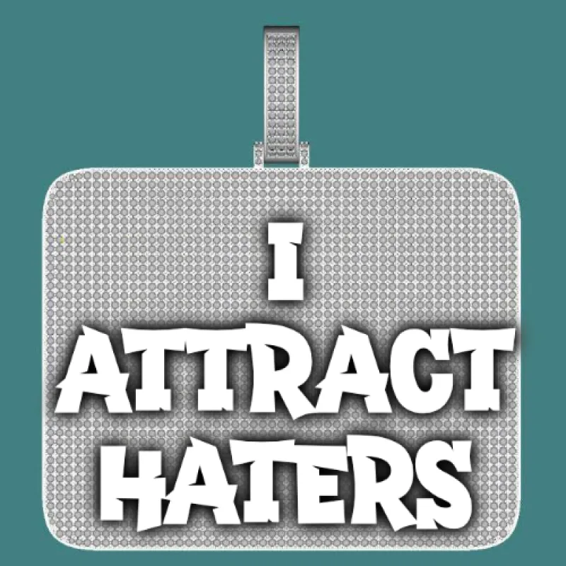 CUSTOM LETTER NECKLACE 3D BIG SQUARE sold by The GUU Shop