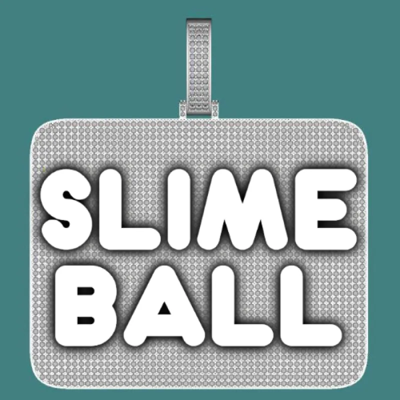 CUSTOM LETTER NECKLACE 3D BIG SQUARE made by The GUU Shop